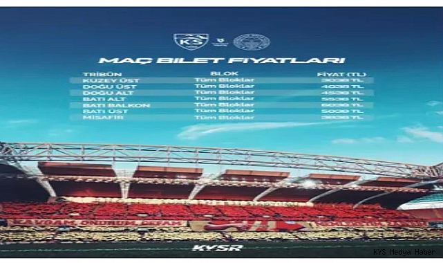 Zecorner Kayserispor-Fenerbahçe maçının bilet fiyatları belli oldu